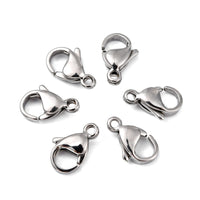 5 Surgical steel lobster clasps