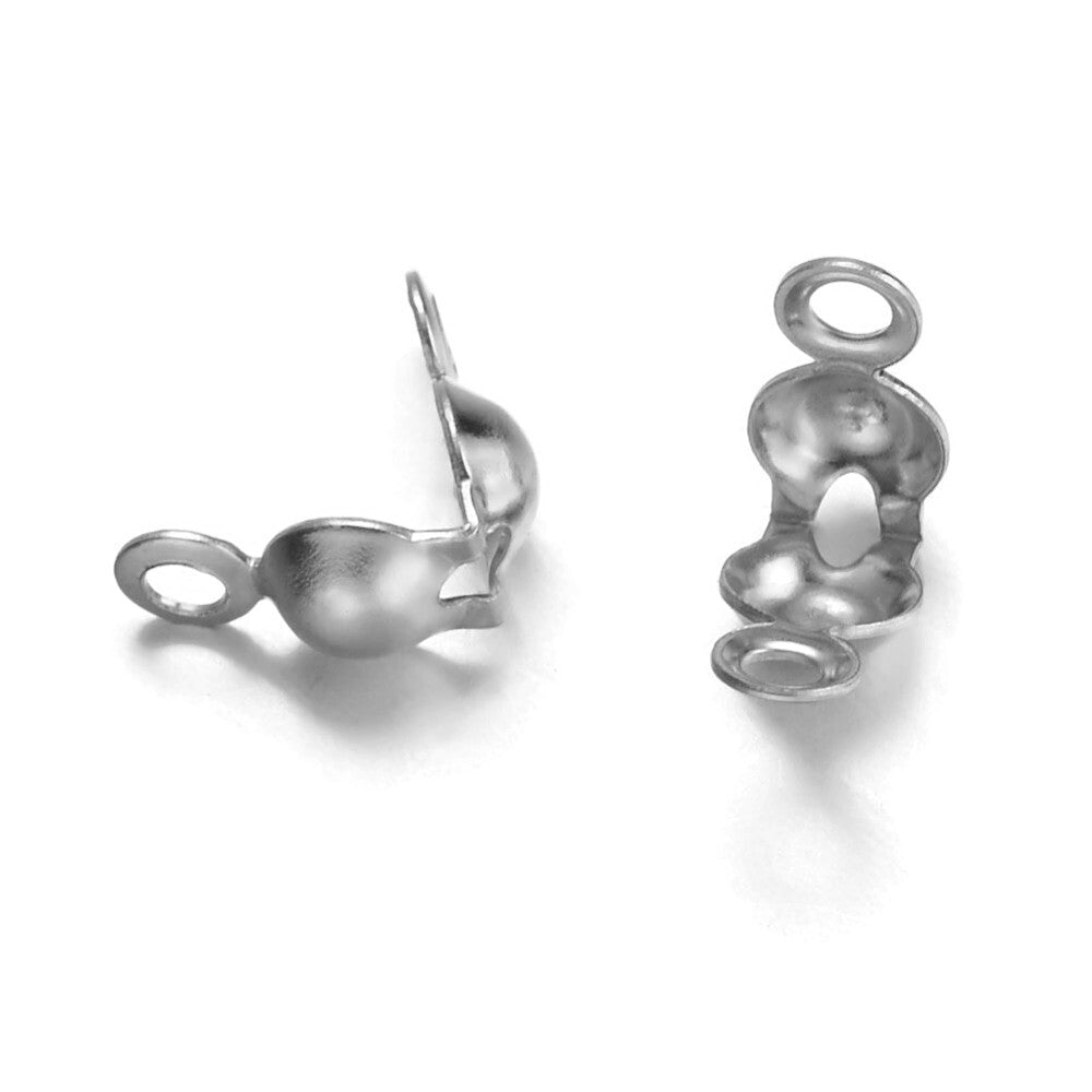 20 Surgical Steel Clamshell Knot Cover