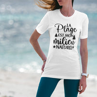 La plage est mon milieu naturel
