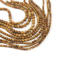 Perles en Pierres Naturelles Picture Jasper Rondes