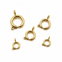 1 fermoir en acier inoxydable plaqué or PVD