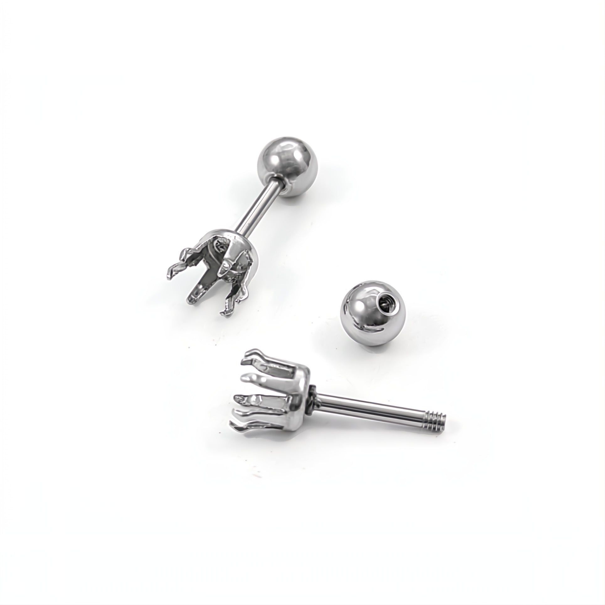 2 supports de strass pour boucles d'oreilles à vis 