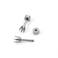 2 supports de strass pour boucles d'oreilles à vis 