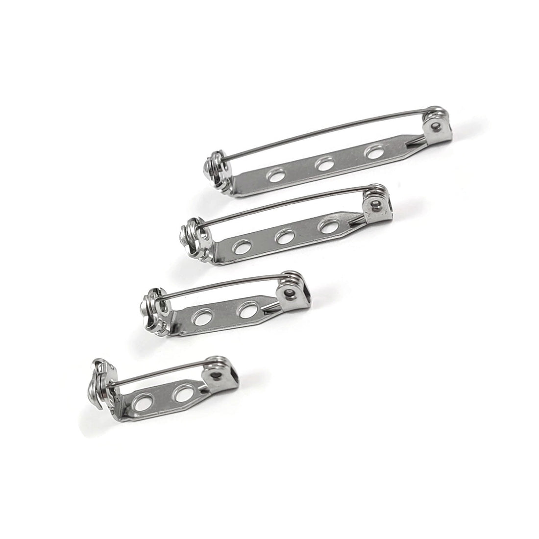 10 Stainless Steel Brooch Pin Backs