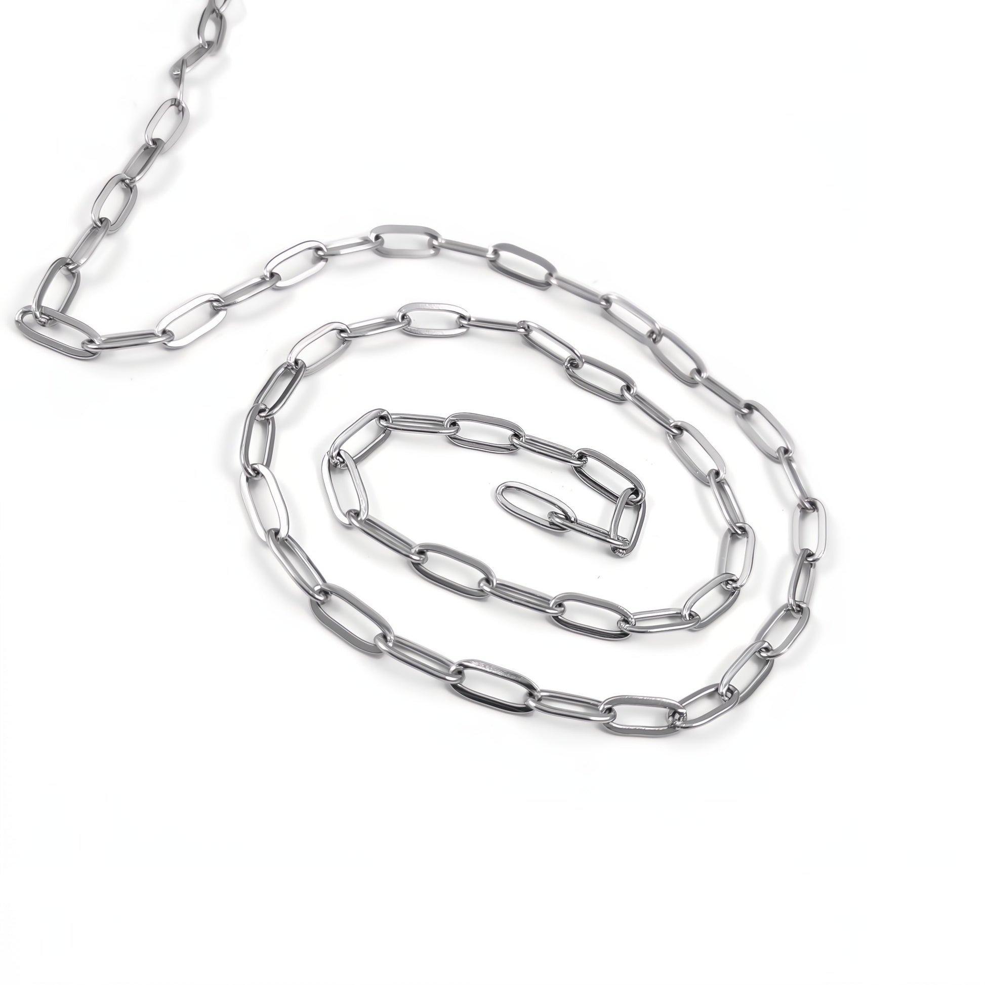 Chaîne trombone en acier inoxydable 10x4x1mm