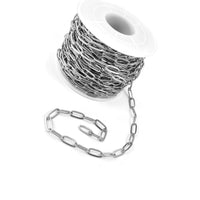 Chaîne trombone en acier inoxydable 10x4x1mm