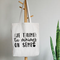Je t'aime tu m'aimes on sème