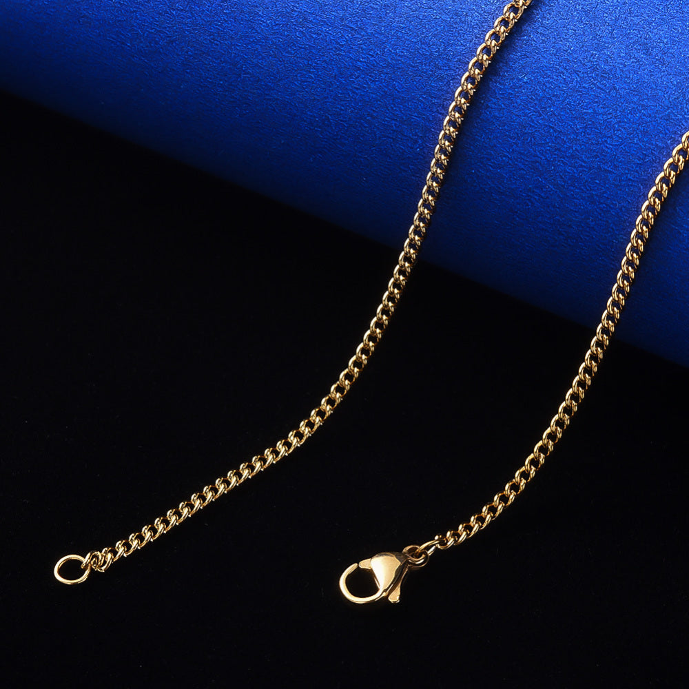 Chaîne pour collier en acier inoxydable