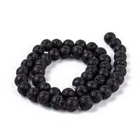 Perles de lave volcanique noire naturelle
