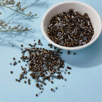 Perles de rocaille en verre - BRONZE - Assortiment de formes et grandeurs