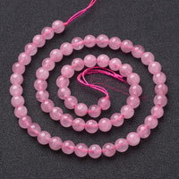 Perles Naturelles en Quartz Rose