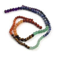 Perles chakras en pierres semi-précieuses