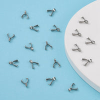 20 Stainless steel ice pick pinch bails