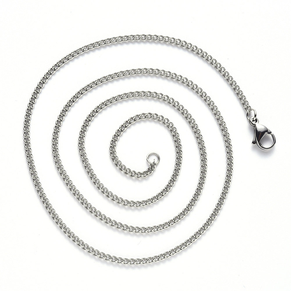 Chaîne pour collier en acier inoxydable