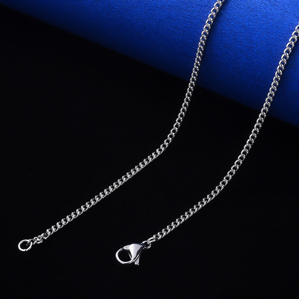 Chaîne pour collier en acier inoxydable