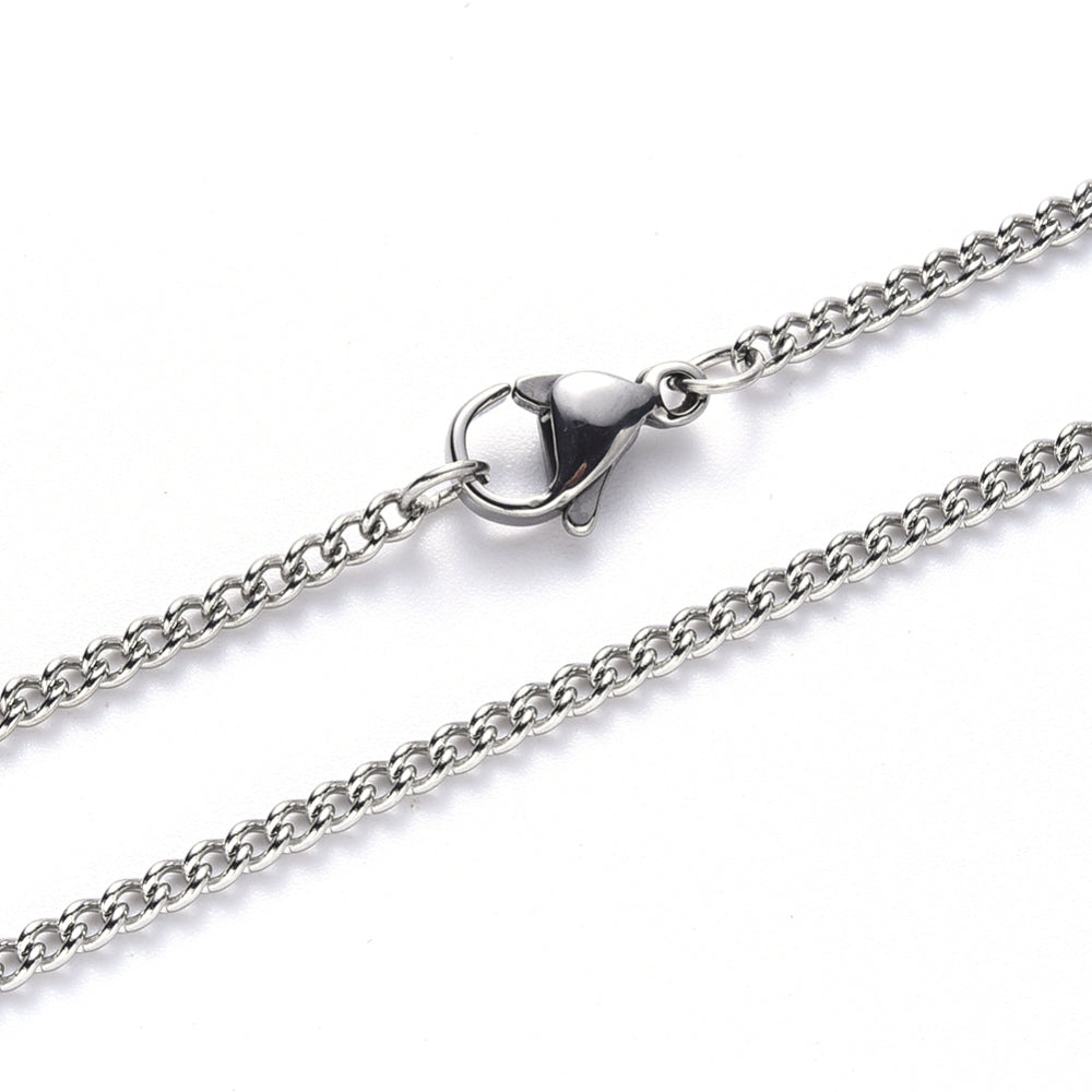 Chaîne pour collier en acier inoxydable