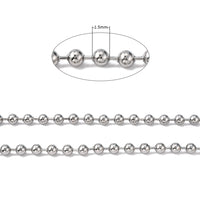 5 meters (16.4 feet) Stainless Steel Ball Chain