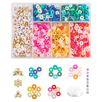 Kit de perles pour la fabrication de bijoux et bracelets, 1160 pièces