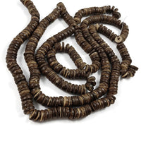 10mm coconut big heishi beads - Three colors available