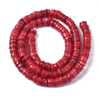 Perles en nacre naturel de 6mm, Couleur au choix