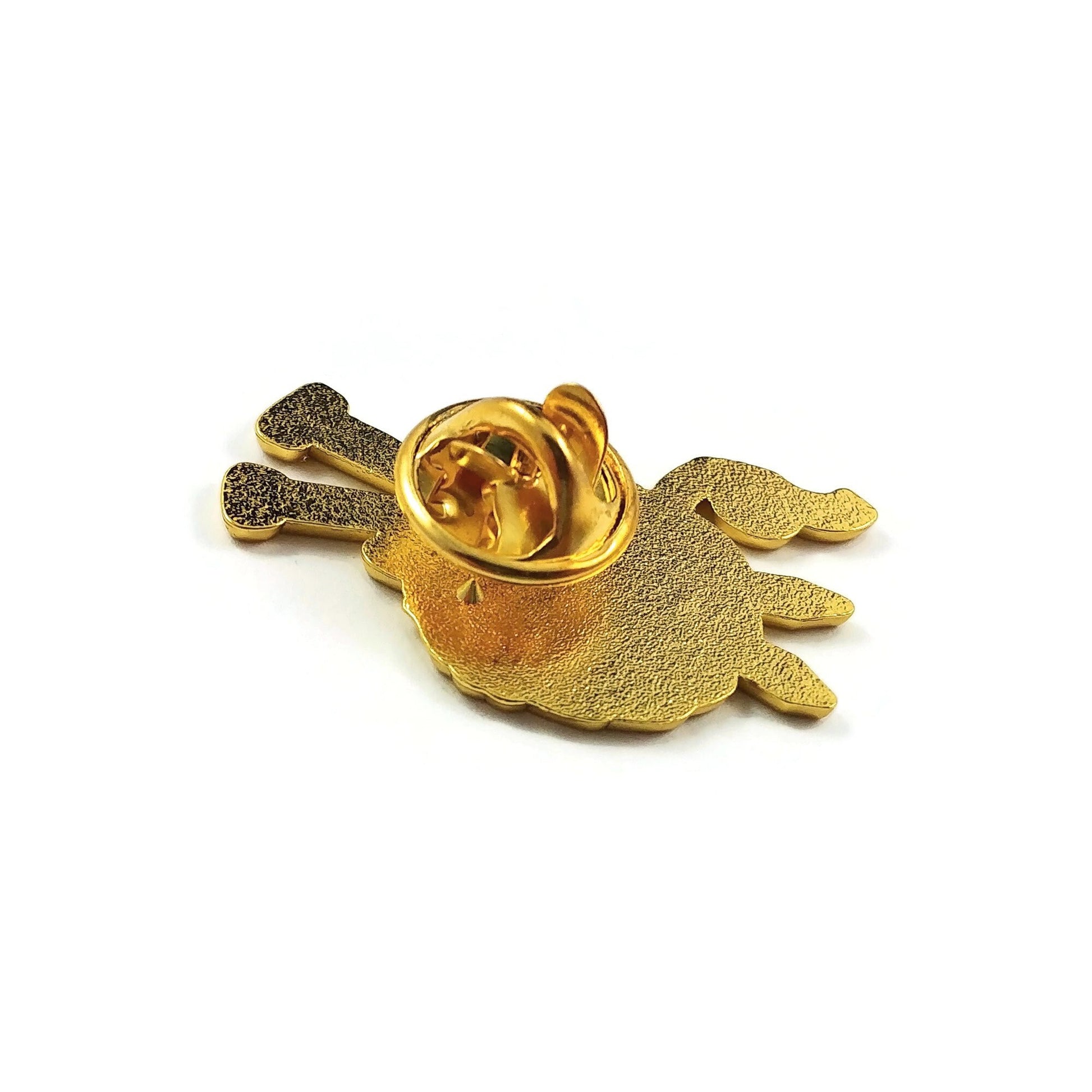 Yarn ball enamel pin, Knit lover brooch, Knitter badge gift, Wool and knitting needles lapel pin