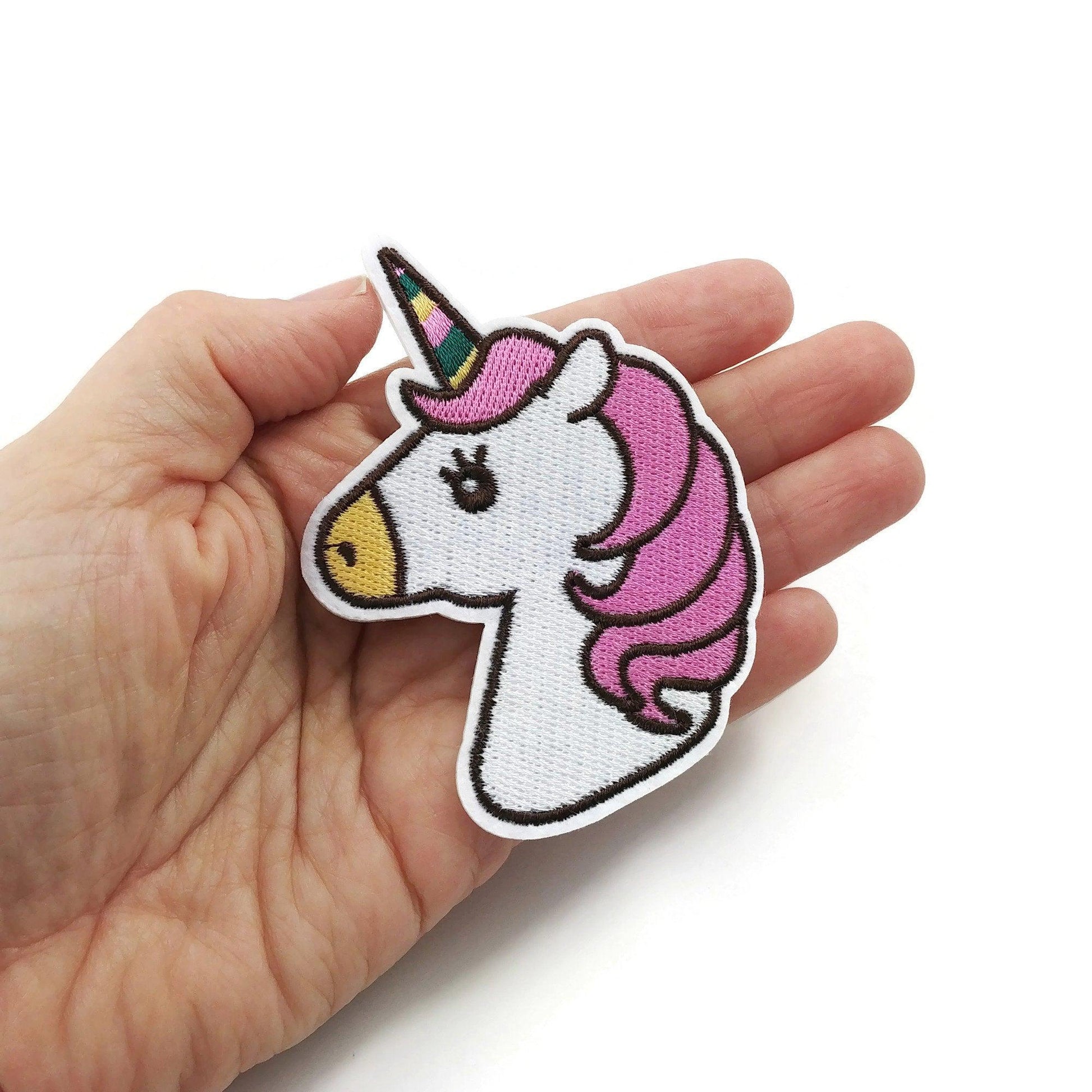 12pcs Cute assorted patch bundle, Cat lover iron on patch, Unicorn embroidered sew on patches