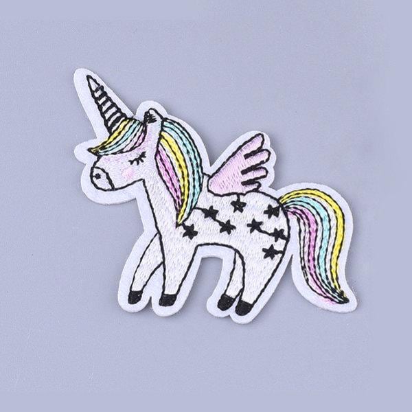 12pcs Aesthetic assorted patch bundle, Cat lover iron on patch, Unicorn embroidered sew on patches, Cactus appliques