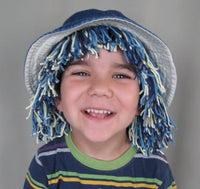 DIY Yarn Hair Wig Hat Tutorial