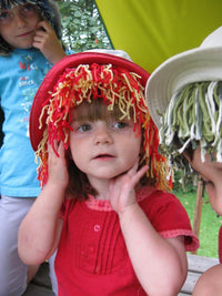 DIY Yarn Hair Wig Hat Tutorial