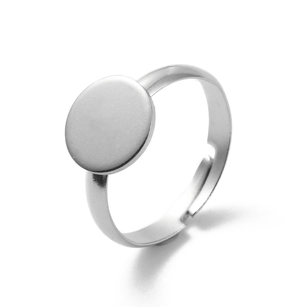 1 Stainless Steel Adjustable Ring Base - 10mm settings