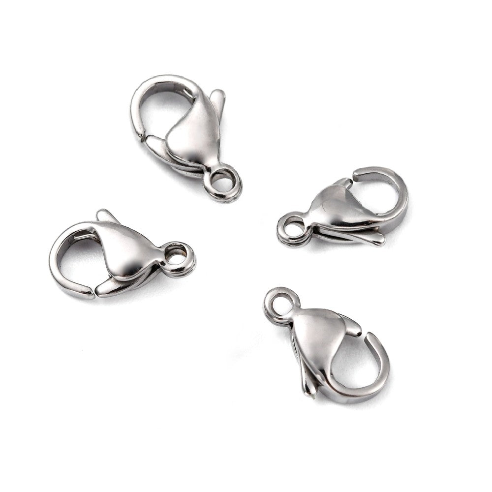 5 Surgical steel lobster clasps