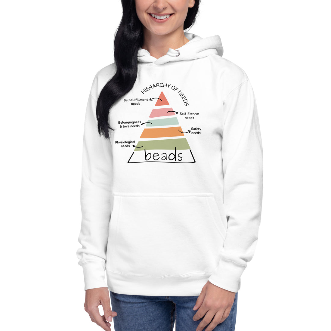 Beads: the ultimate need, Fun Unisex Hoodie