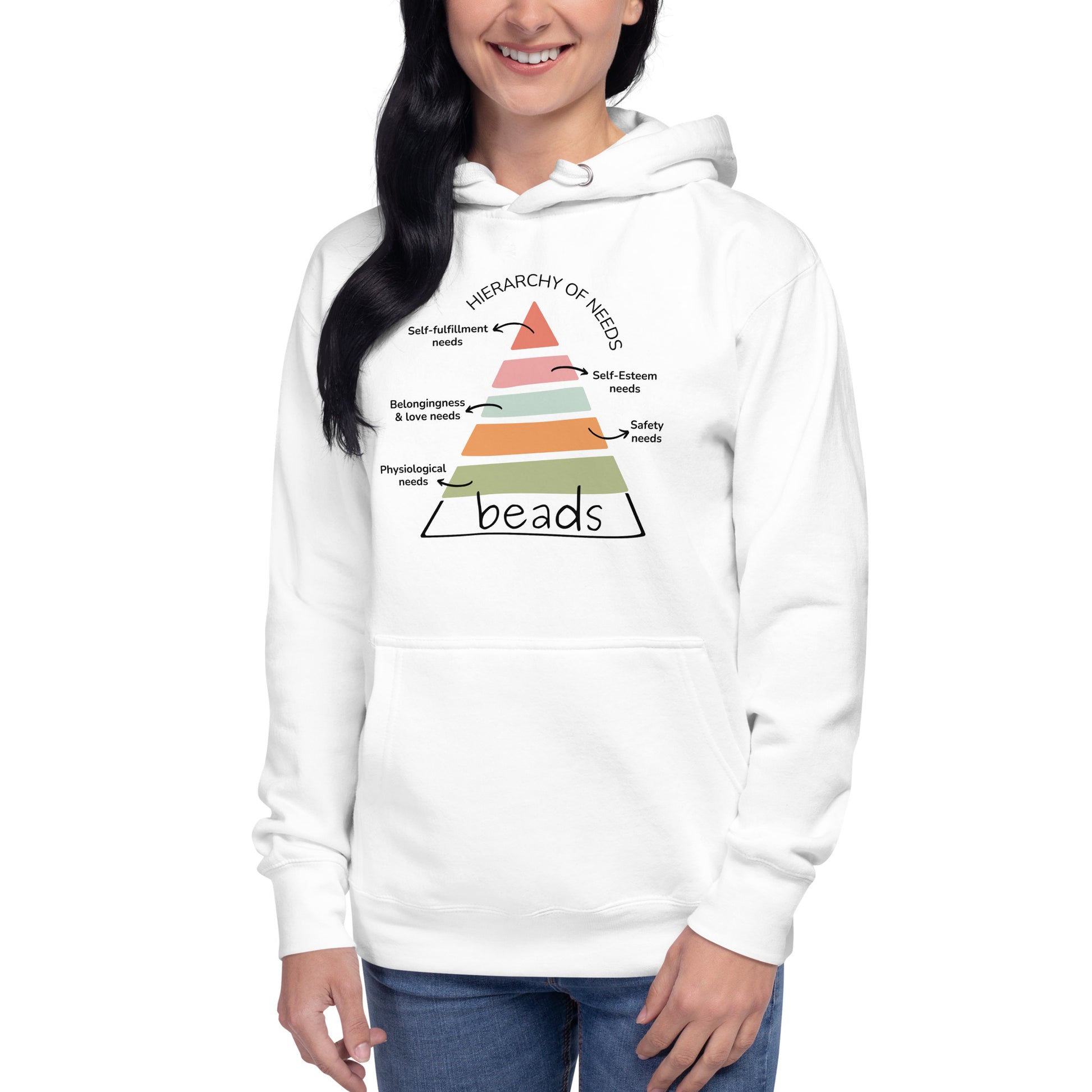 Les perles sont un besoin de base, Sweatshirt à capuche drôle