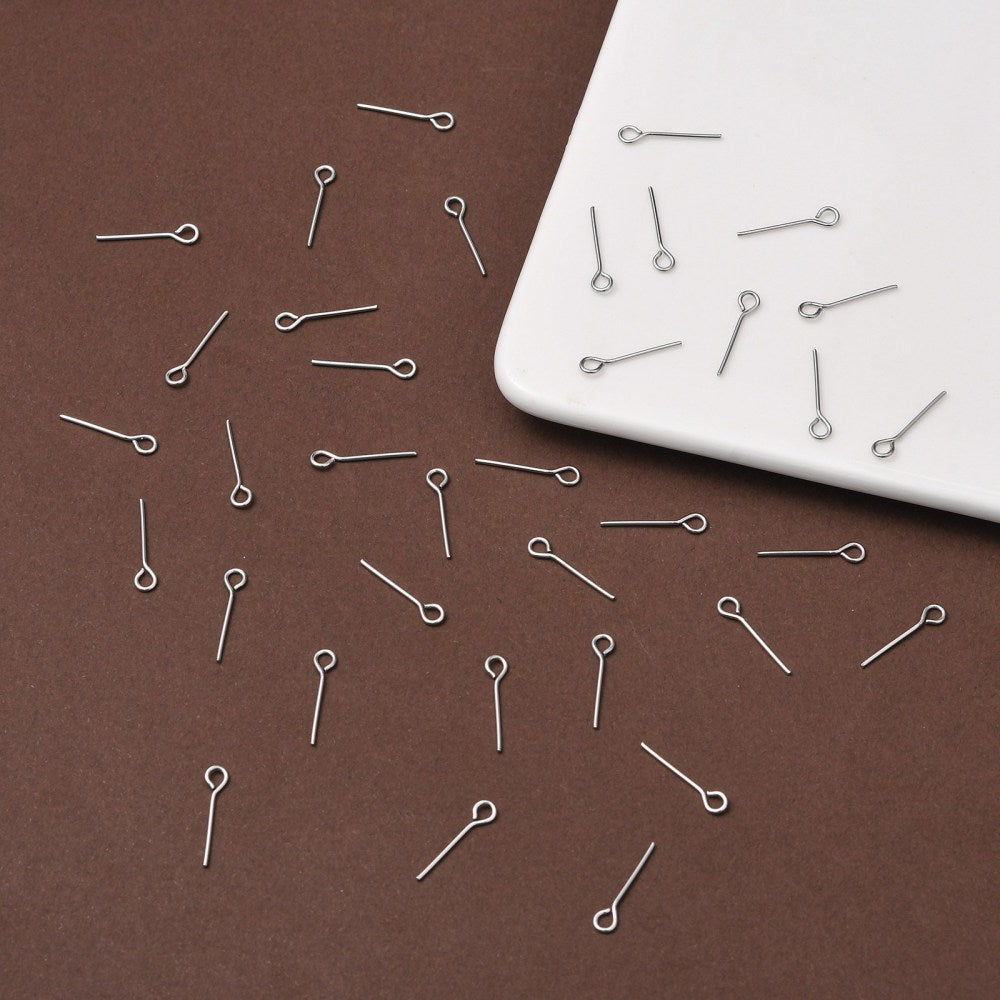 50 Tiges à oeillet en acier inoxydable - 15, 18, 20, 25, 30, 40, 50 ou 65mm