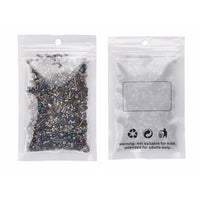 Perles de rocaille en verre - GRIS - Assortiment de formes et grandeurs