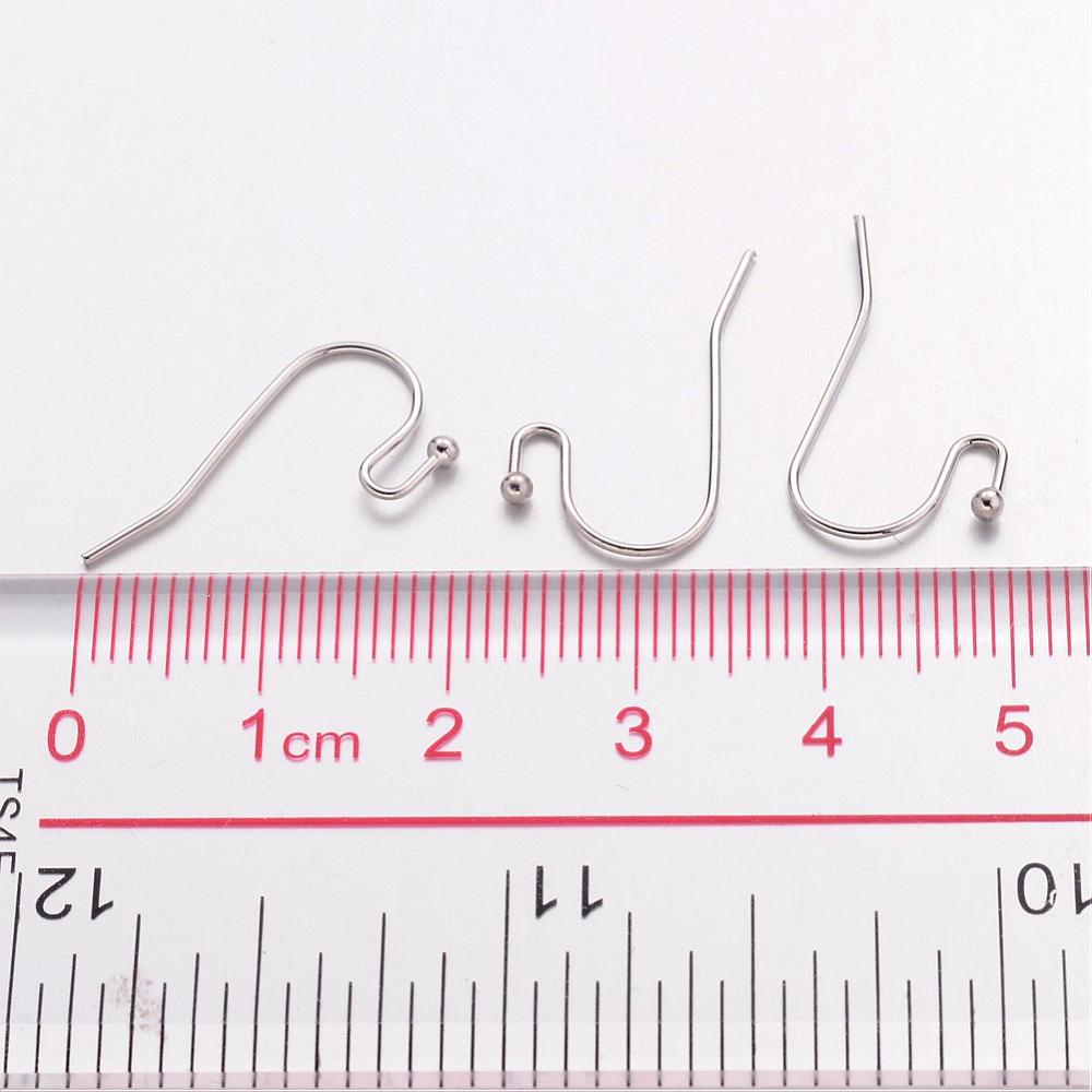 100 Crochets pour boucle d'oreille - Sans nickel - Or, argent, bronze, noir