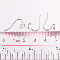 100 Crochets pour boucle d'oreille - Sans nickel - Or, argent, bronze, noir