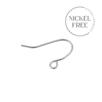 50 pièces (25 paires) crochets pour boucle d'oreille en acier inoxydable - Sans nickel, sans plomb et sans cadmium