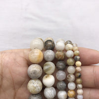 Pierres Naturelles Agate Rondes 6 ou 8mm