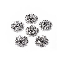 10 Big flower bead caps 18mm  - Nickel free, lead free and cadmium free beadcaps