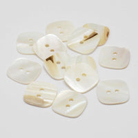 Square MOP buttons - Mother of Pearl Shell Buttons 18mm