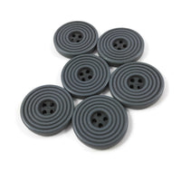 1 inch wooden sewing buttons 25mm - Set of 6 circle wood button - Choose your color