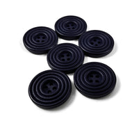 1 inch wooden sewing buttons 25mm - Set of 6 circle wood button - Choose your color