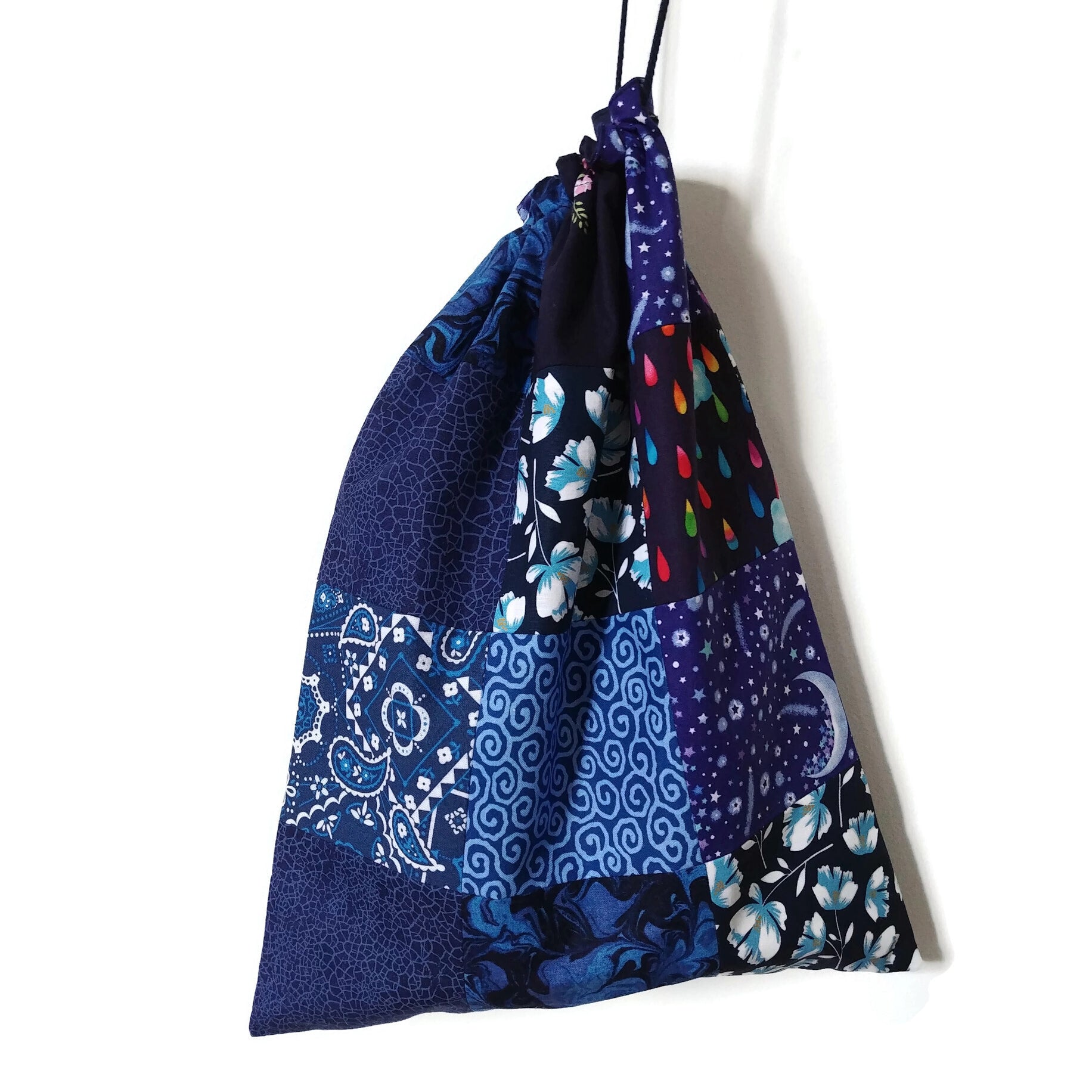 Patron de couture sac patchwork, Tutoriel PDF téléchargeable, Patron facile de sac de rangement