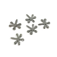 5 Dragongly charms stainless steel hypoallergenic charms