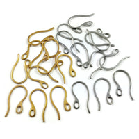 10 pièces (5 paires) crochets pour boucle d'oreille en acier inoxydable hypoallergénique