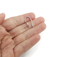 10 pièces (5 paires) crochets pour boucle d'oreille en acier inoxydable hypoallergénique