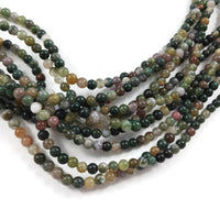 Pierres Naturelles Agate Rondes 4 ou 6mm
