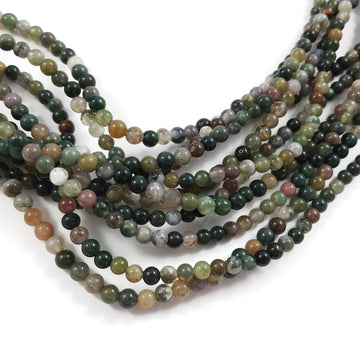 Pierres Naturelles Agate Rondes 4 ou 6mm