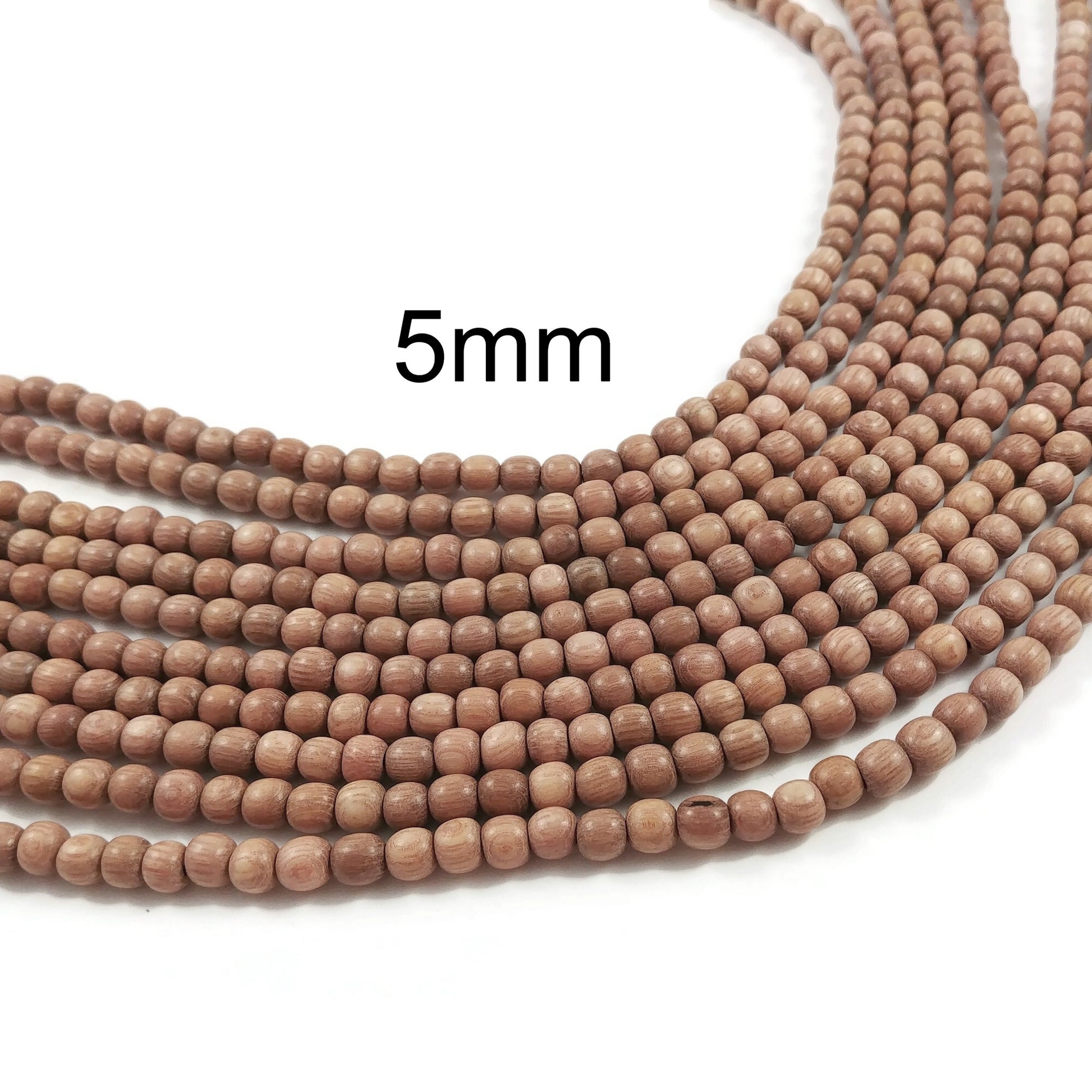 Rosewood beads 4, 5, 6, 8 or 10mm